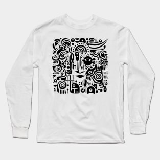 Pop Art Abstract. Long Sleeve T-Shirt